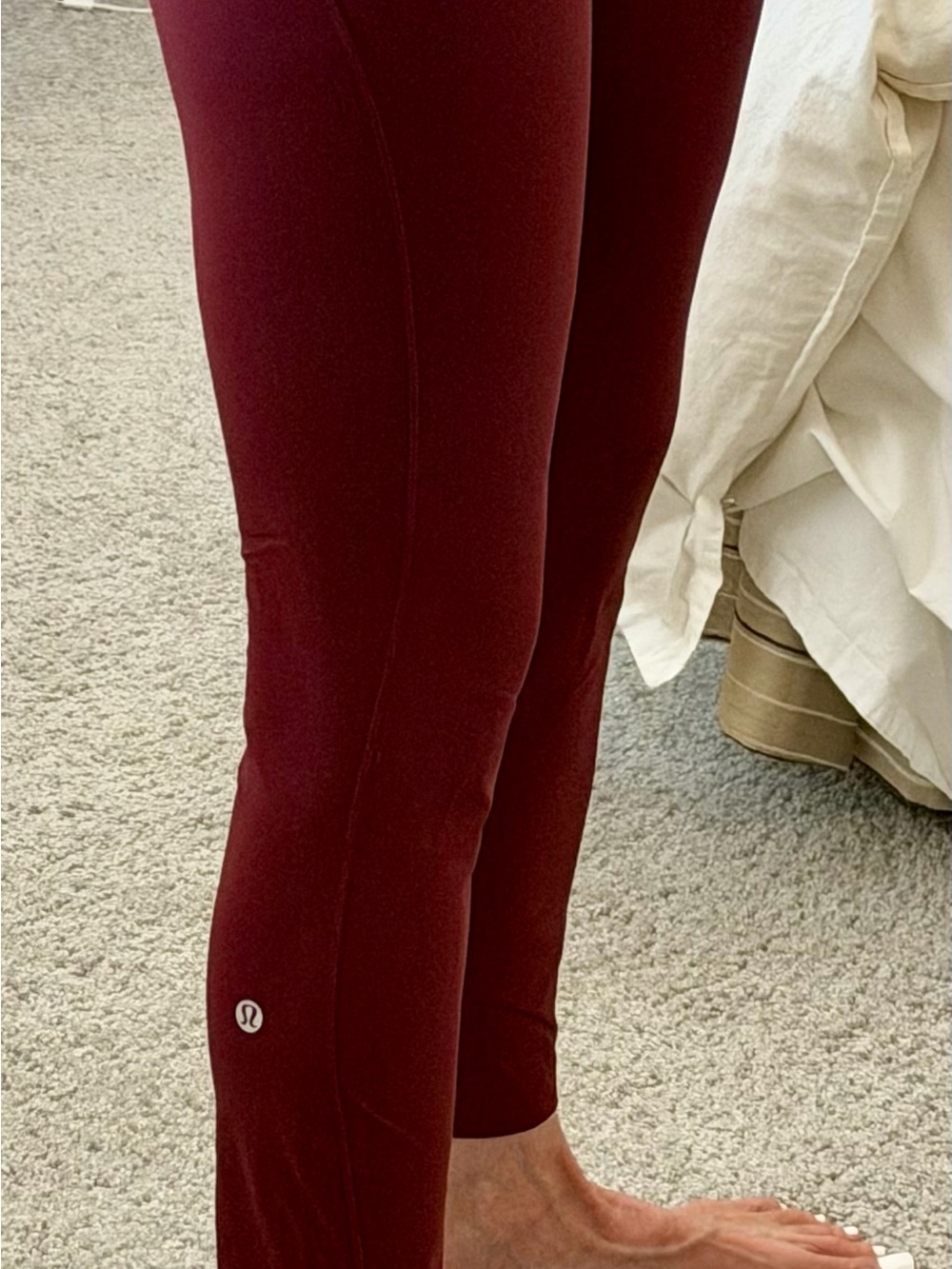 lululemon athletica Burgundy Full-Length Leggings